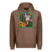 Chestnut Western Christmas Cow Premium Hoodie - RanaPortraitStore