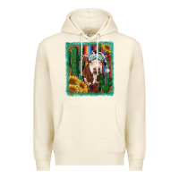 Sandshell Western Christmas Cow Premium Hoodie - RanaPortraitStore