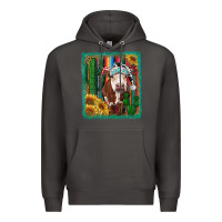 Western Christmas Cow Premium Hoodie | Teevron