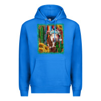 True Royal Western Christmas Cow Premium Hoodie - RanaPortraitStore