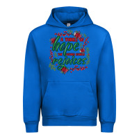 Cobalt a thrill of hope the weary world rejoices Urban Hoodie - MaliasSmallBusiness