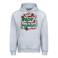 Heather Grey a thrill of hope the weary world rejoices Urban Hoodie - MaliasSmallBusiness