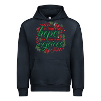 Navy a thrill of hope the weary world rejoices Urban Hoodie - MaliasSmallBusiness