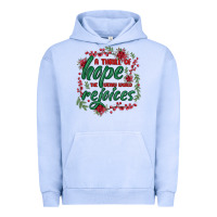 Pigment Grape Ice a thrill of hope the weary world rejoices Urban Hoodie - MaliasSmallBusiness