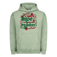 Pigment Oil Green a thrill of hope the weary world rejoices Urban Hoodie - MaliasSmallBusiness