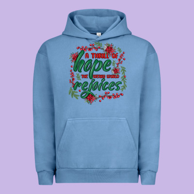 Urban Hoodie a thrill of hope the weary world rejoices