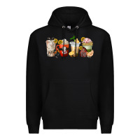 Black farm animals coffee cups Premium Hoodie - texasbilliewilder
