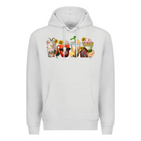 Dove Grey farm animals coffee cups Premium Hoodie - texasbilliewilder
