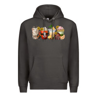 Smoke farm animals coffee cups Premium Hoodie - texasbilliewilder