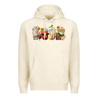 Tofu farm animals coffee cups Premium Hoodie - texasbilliewilder