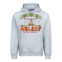 Heather Grey awkward in the streets asleep in the sheets Urban Hoodie - MaliasSmallBusiness
