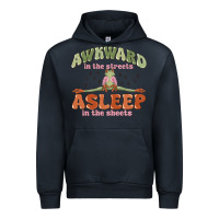 Navy awkward in the streets asleep in the sheets Urban Hoodie - MaliasSmallBusiness
