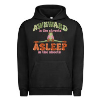 Pigment Black awkward in the streets asleep in the sheets Urban Hoodie - MaliasSmallBusiness