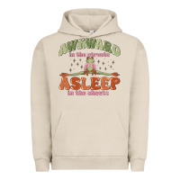 Pigment French Oak awkward in the streets asleep in the sheets Urban Hoodie - MaliasSmallBusiness