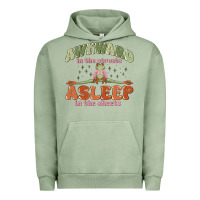 Pigment Oil Green awkward in the streets asleep in the sheets Urban Hoodie - MaliasSmallBusiness