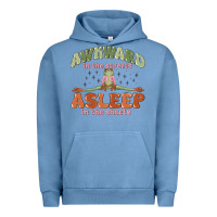 Pigment Pebble Blue awkward in the streets asleep in the sheets Urban Hoodie - MaliasSmallBusiness
