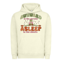 Pigment Pistachio awkward in the streets asleep in the sheets Urban Hoodie - MaliasSmallBusiness