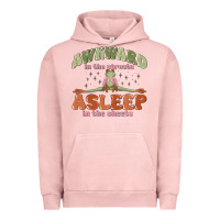 Pigment Salmon awkward in the streets asleep in the sheets Urban Hoodie - MaliasSmallBusiness
