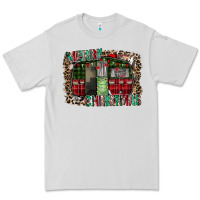 Dove Grey merry christmas caravan Premium Tee - CowhideDigitalArt