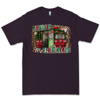 Plum merry christmas caravan Premium Tee - CowhideDigitalArt