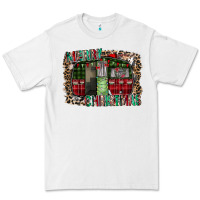 White merry christmas caravan Premium Tee - CowhideDigitalArt