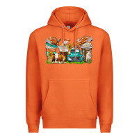 Carrot farm truck coffee cups Premium Hoodie - texasbilliewilder
