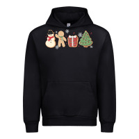 Black christmas gingerbread cookies Urban Hoodie - MaliasSmallBusiness