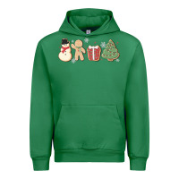 Emerald christmas gingerbread cookies Urban Hoodie - MaliasSmallBusiness