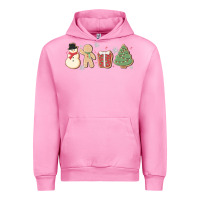 Fuchsia Pink christmas gingerbread cookies Urban Hoodie - MaliasSmallBusiness