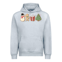 Heather Grey christmas gingerbread cookies Urban Hoodie - MaliasSmallBusiness