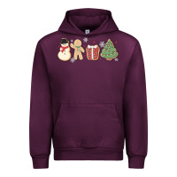 Mauve Wine christmas gingerbread cookies Urban Hoodie - MaliasSmallBusiness