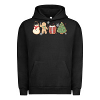 Pigment Black christmas gingerbread cookies Urban Hoodie - MaliasSmallBusiness