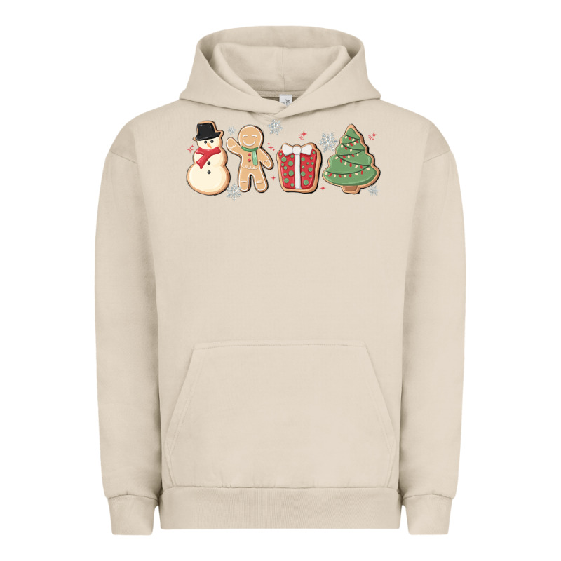 Christmas Gingerbread Cookies Urban Hoodie by MaliasSmallBusiness | Teevron