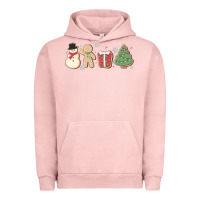 Pigment Salmon christmas gingerbread cookies Urban Hoodie - MaliasSmallBusiness