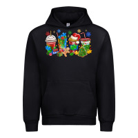 Black autism awareness christmas coffee Urban Hoodie - MaliasSmallBusiness