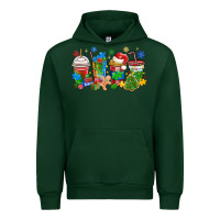 Forest Green autism awareness christmas coffee Urban Hoodie - MaliasSmallBusiness