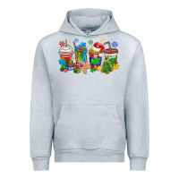 Heather Grey autism awareness christmas coffee Urban Hoodie - MaliasSmallBusiness