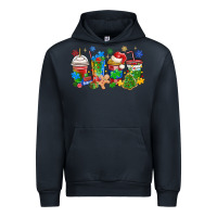 Navy autism awareness christmas coffee Urban Hoodie - MaliasSmallBusiness