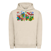 Pigment French Oak autism awareness christmas coffee Urban Hoodie - MaliasSmallBusiness