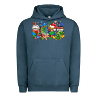 Pigment Midnight Navy autism awareness christmas coffee Urban Hoodie - MaliasSmallBusiness