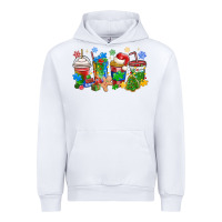 White autism awareness christmas coffee Urban Hoodie - MaliasSmallBusiness