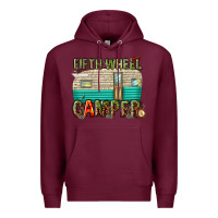 Burgundy fifth wheel camper Premium Hoodie - texasbilliewilder
