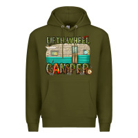 Army Green fifth wheel camper Premium Hoodie - texasbilliewilder