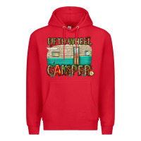Red fifth wheel camper Premium Hoodie - texasbilliewilder