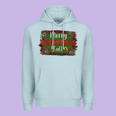 Premium Hoodie Merry Christmas Y'all