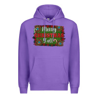 Purple Merry Christmas Y'all Premium Hoodie - RanaPortraitStore