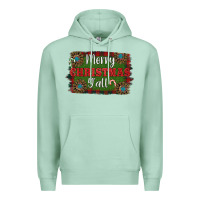 Seafoam Merry Christmas Y'all Premium Hoodie - RanaPortraitStore