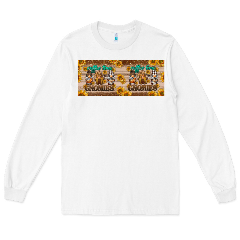 Coffee Time Gnomies 15 Oz Mug Long Sleeve Tee by BarkalooDesign | Teevron