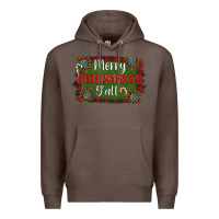 Coffee Merry Christmas Y'all Premium Hoodie - RanaPortraitStore