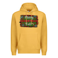 Mustard Merry Christmas Y'all Premium Hoodie - RanaPortraitStore